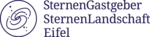 Logo von SternenGastgeber SternenLandschaft Eifel mit Galaxie-Symbol